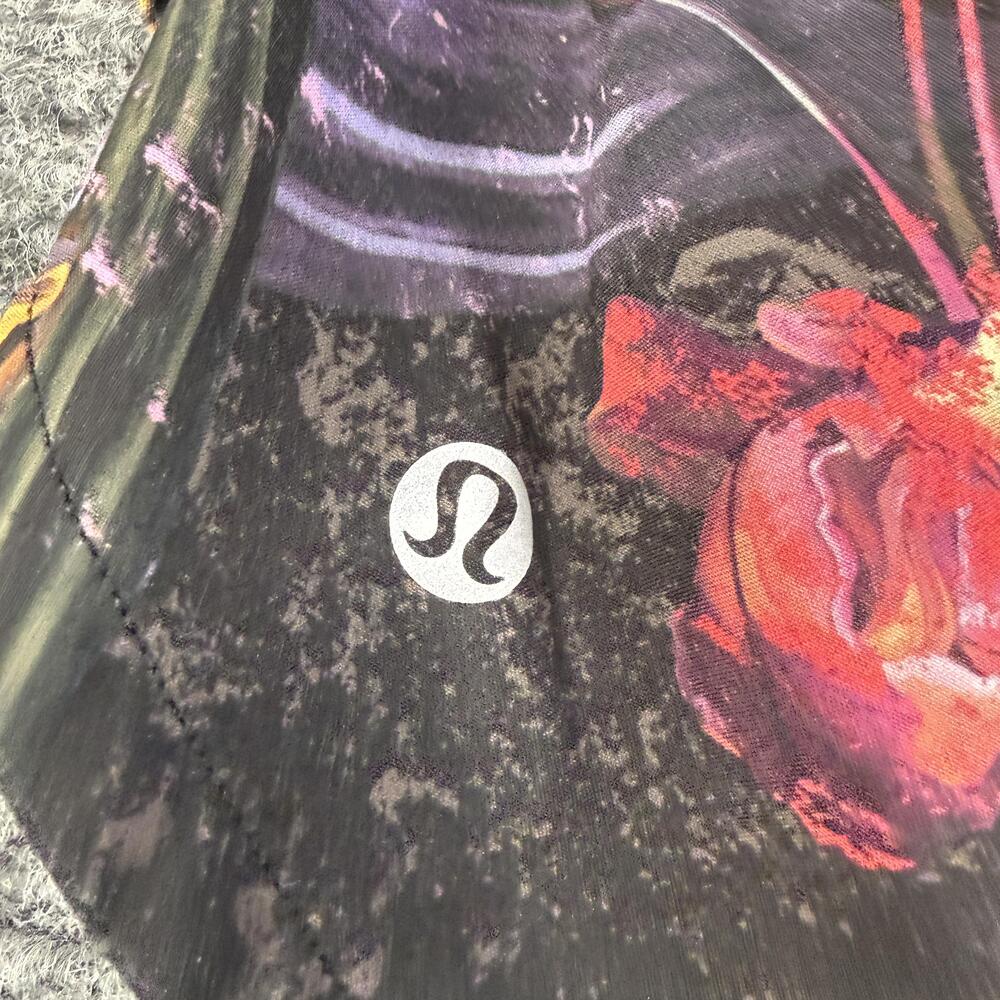 Lululemon Shorts Womens 8 Multicolor Floral Lined Running 3.5 In Inseam Athletic - Picture 8 of 8